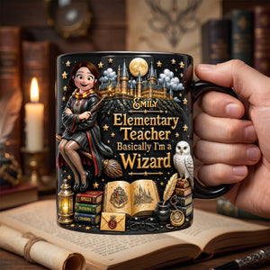Teacher Wizard Magic Coffee Mug - Personalized Gifts For Teacher 01ohdh110726