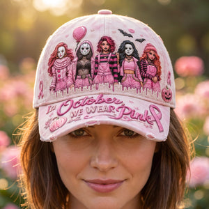 Tough Breast Cancer Squad Classic Cap, Personalized Gifts For Breast Cancer Warriors 05qhqn050826