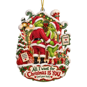 Playful Love Ornament, Personalized Gifts For Couple 04QHQN160926