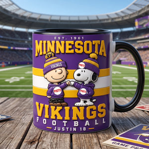 Best Buddies Game Day Accent Mug - Personalized Gift For Sport Lovers 03HUTN050826