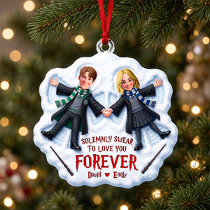 Endless Love Christmas Ornament - Personalized Gifts For Couple 06TODH280926