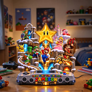 Game Retro Acrylic Light Box - Personalized Gifts For Christmas 01hatn171026