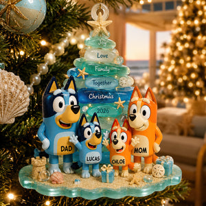 Puppy Family - Personalized Gifts For Christmas Ornament 01nadt010826