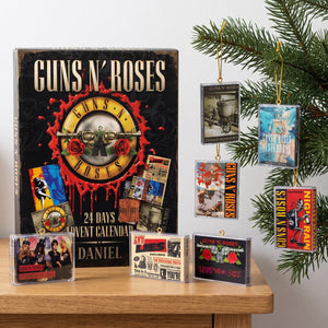 Guns N' Roses Rebellious Hard Rock Advent Calendar Blind Box - Personalized Christmas Gifts For Rock Lovers 02hutn271026