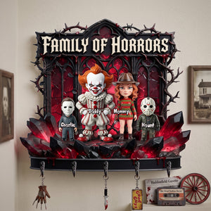 Family Of Horrors Key Hanger - Personalized Gifts 06tylu160726