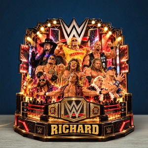 Championship Wrestling Light Box - Personalized Gifts 09naqn081026