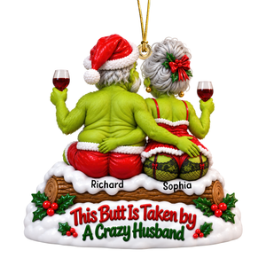 Taken Butt Old Couple Ornament - Personalized Gifts For Couple 06toqn161026
