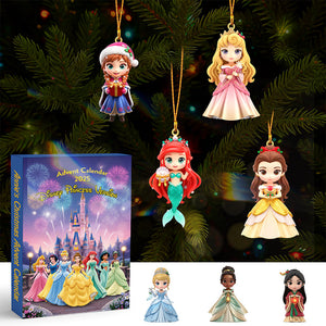 Princess Personalized Gifts For Kids Christmas Advent Calendar Blind Box 04pgmg151025