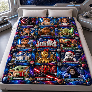 Merry Force-mas Blanket - Personalized Christmas Gifts 02PALU231026