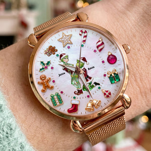 Naughty Couple Mesh Strap Quartz Watch - Personalized Gifts For Christmas 04pgta211026