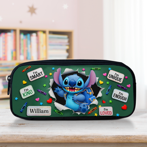 Cute Alien Ready For Class Pencil Case - Personalized Gifts For Kids 04TGLU300725