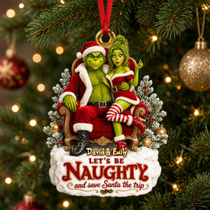 Grumpy Love Christmas Ornament - Personalized Gifts For Couple 07todh300926