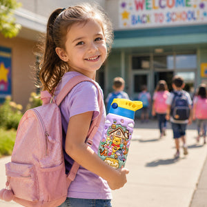 Wooded School 12oz Tumbler, Personalized Gifts For Back To School Kids 02qhdt280726