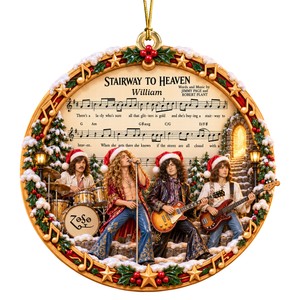 Led Zeppelin Ornament - Personalized Gifts For Music Christmas Ornament 09NAQN231026