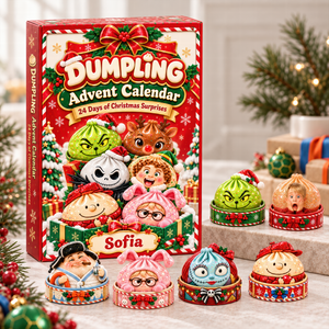 Sweet Holiday Dumpling Advent Calendar Blind Box - Personalized Christmas Gifts 02HUQN141026