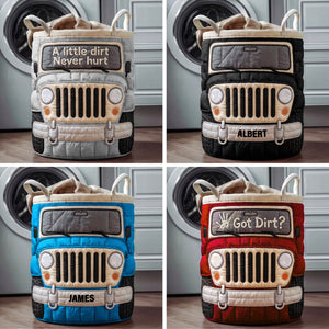 Dirt Journey Quilted Laudry Basket - Personalized Gifts For Off-road Lovers 06qhqn140726