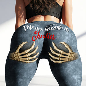 Funny Couple Leggings - Personalized Gifts For Her 02naqn010725