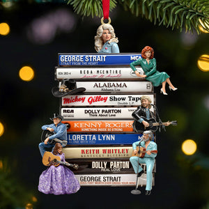 80s Folk Legends Acrylic Ornament - Personalized Gifts For Country Soul 02QHTN031125