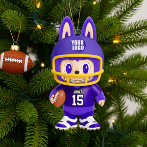 Christmas Monster Sporty Ornament Personalized Gifts 04HUDT040925