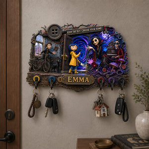 Mysterious Door Acrylic Key Hanger – Personalized Gifts For Horror Lovers 06hadh160726