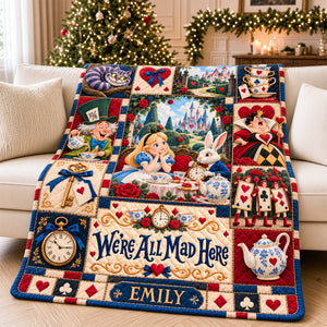 75th Anniversary Whimsical World Blanket - Personalized Gifts For Childhood Blanket 02HADH061026