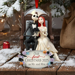 First Christmas Together Acrylic Ornament - Personalized Gifts For Couple 04TOQN011125