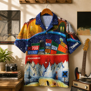RadioHead Genre Defying Band Hawaiian Shirt - Personalized Gifts For Rock Lovers 04nadh040726