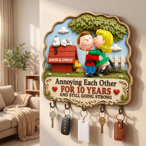 Forever Couple Acrylic Key Hanger - Personalized Gifts For Couple 01OHQN200726