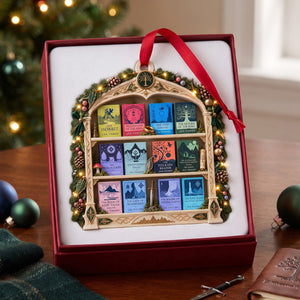 Fantasy Book Collection Christmas Acrylic Ornament - Personalized Gifts For Book Lovers 01NALU071026