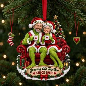 Cheeky Couple Christmas Ornament - Custom Photo Gifts For Couple 06tylu090926