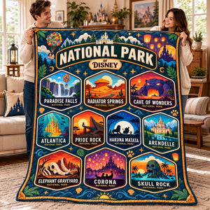 National Park Of Storybook Blanket - Personalized Gifts 02nalu061026