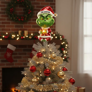 Personalized Gifts For Family Acrylic Christmas Tree Topper 06pgtn141125