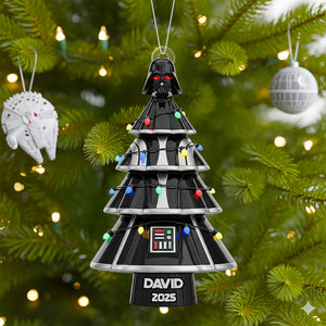 Spaceship Tree Ornament Christmas Personalized Gifts For Fans 02HYDT040925