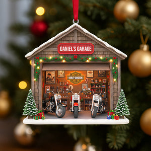 Ornament For Motorcycle Lovers - Personalized Christmas Gifts 03natn041025