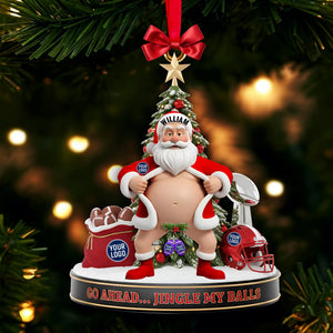 Game On Santa! Christmas Ornament Personalized Gifts 03OHLU211025
