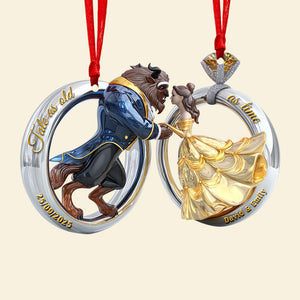 Set Of 2 Personalized Gifts For Couple Christmas Ornament 01tgqn180825
