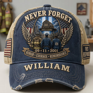 9/11 Memorial Personalized Classic Cap – Honor The Fallen, Never Forget 04tyqn310726