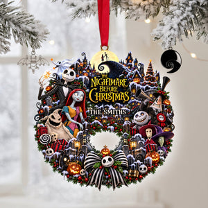 Spooky Family Christmas Ornament - Personalized Gifts For Family 04ohlu280926