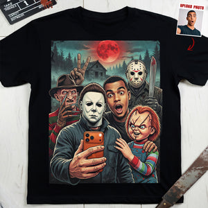 Scary Squad Vintage Washed T Shirt - Custom Photo Gifts 07HUDT080626