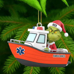 Badass Paramedic Christmas Ornament, Personalized Gifts 01qhtn130925