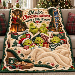 Playful Family Blanket - Personalized Christmas Gifts For Family 03ttta091026