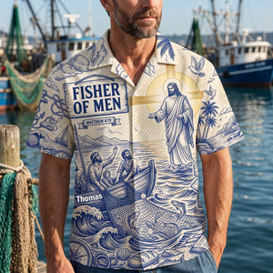 Jesus Fisher of Men Hawaiian Shirt – Personalized Gifts For Christian 05tylu300626