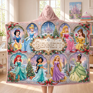 Fairy Tale Christmas Hood Blanket - Personalized Gifts For Kid 03patn261026