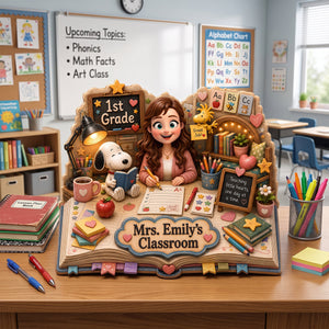 Teacher Classroom Acrylic Plaque - Personalized Gifts For Teacher 03hatn070726