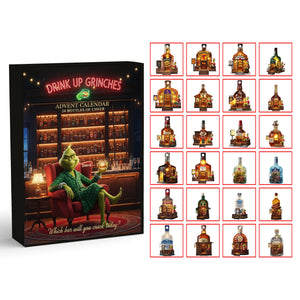 Festive Alcohol Bar Advent Calendar Blind Box, Personalized Gifts For Drinking Lovers 03QHQN211025