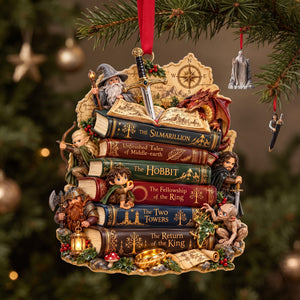 Classic Fantasy Book Ornament - Personalized Christmas Gifts 06nalu300926