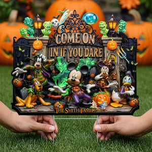 Scared Squad Yard Sign - Personalized Halloween Decor 03QHDT030826