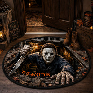 Nightmare Fuel: Iconic Halloween Slashers Doormat - Personalized Gifts 06tylu210826
