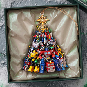 Mechanical Christmas Tree Acrylic Ornament - Personalized Gifts 04QHTA191026