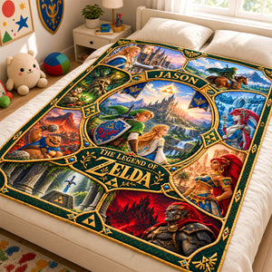 Epic Fantasy Adventure Blanket - Personalized Gifts 03ttdh061026